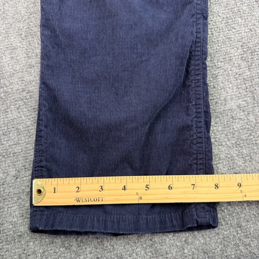 Tommy Hilfiger Pants Mens 40x30 (Fits 41x28) Blue Corduroy Straight Leg‎